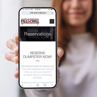 Fill & Chill website